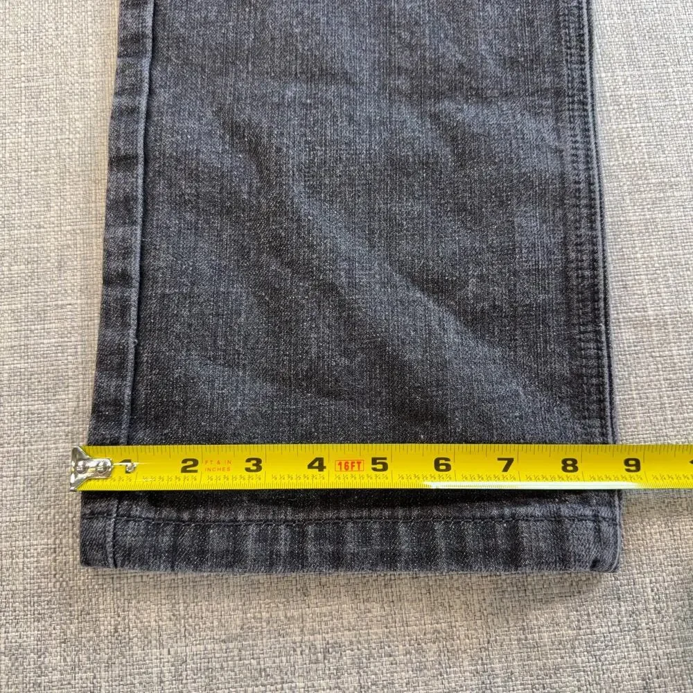 Southpole Jeans Mens 34x32 Black Denim Y2K Streetwear Relaxed Straight Fit 2000s